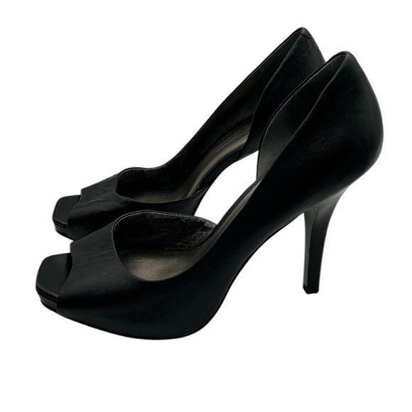 Jessica Simpson leather‎ open toe heel size 8.5 Y2K - Picture 2 of 9